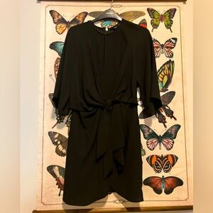Topshop black mini dress